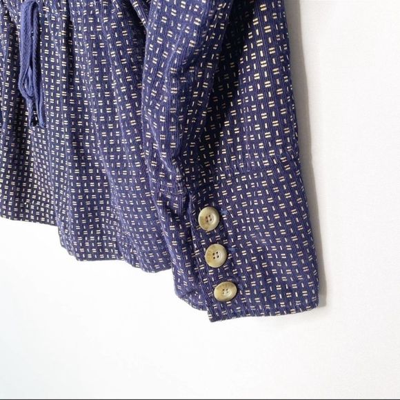 Sundance Navy Corduroy Mini Gold Pattern Jacket Size L - Picture 7 of 14